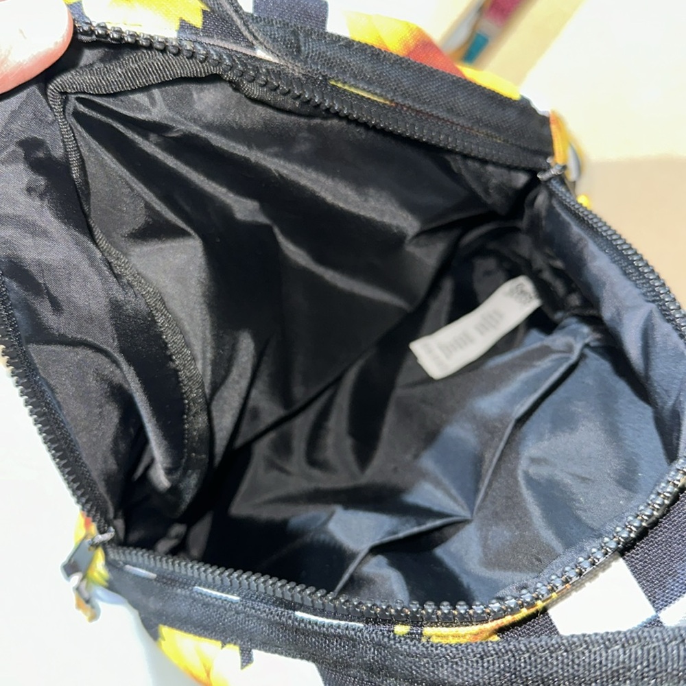 Sunflower/checkered flag backpack purse - Picture 4 of 4